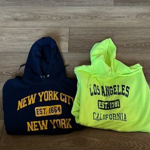 Brand new hoodies. Men’s size large